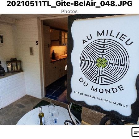 Gite De Charme Au Milieu Du Monde Namur Exterior foto